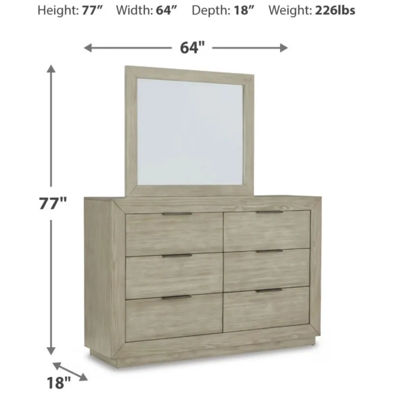 Dresser + Mirror Hennington Package