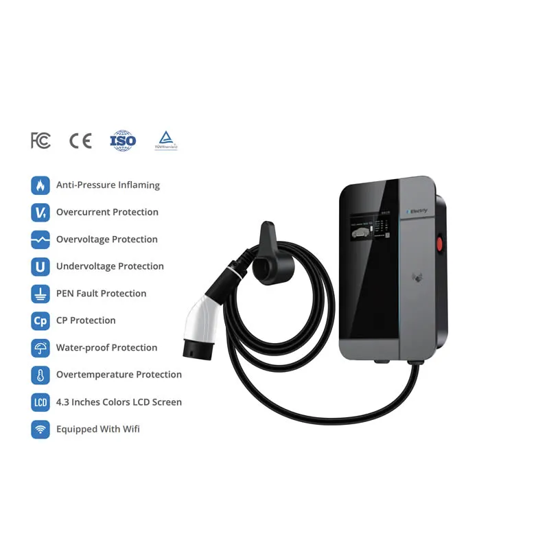 7kW Wall-Mounted EV Charger