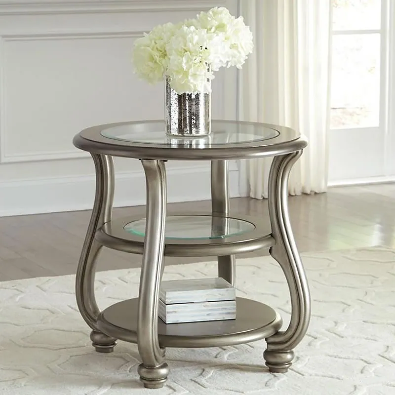 Coffee Table Coralayne Round End Table