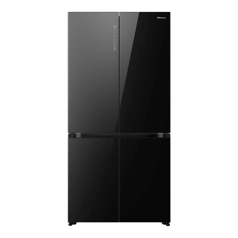 Hisense 591l Capacity Multi-door Fridge- Black Glass- Euro E