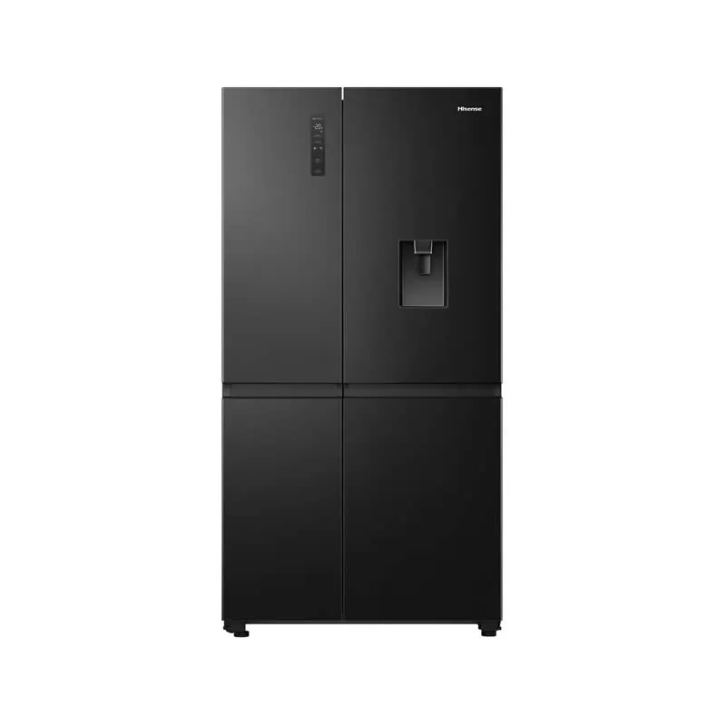 Hisense 649l Capacity Side By Side Fridge- Black Stainless Steel- Euro F (Free Gift : Airfryer H05afbk1s3)