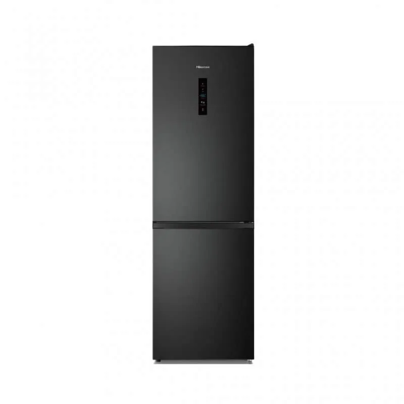 Hisense Bottom Mounted Fridge, 304l, No Frost, Energy Class E, Black