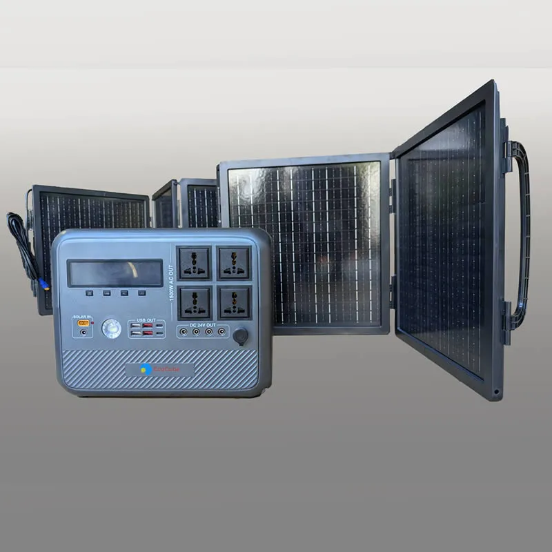 “Portable Solar Power Station 1500W (Free Solar Panel for First 100 Customers)”